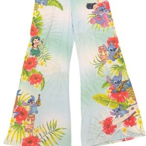 New Disney Parks Boutique Lilo & Stitch Tropical Palazzo Lounge Pants 
Size XL
